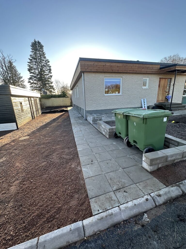 jönköping huskvarna nässjö eksjö tranås aneby höglandet plattor mur trädgård asfalt justering