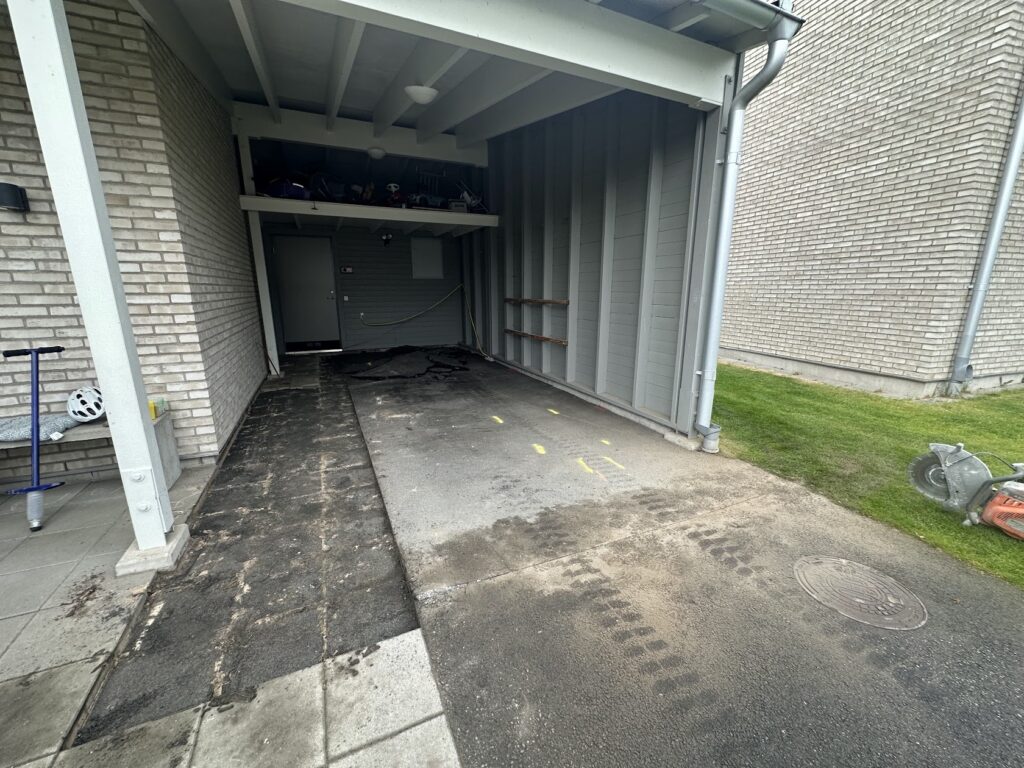 samset huskvarna asfalt jönköping nässjö utbyggnad carport